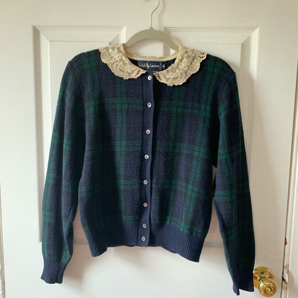 Ralph Lauren Plaid Sweater -Women’s M